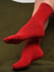 Демісезонні бордові шкарпетки | 6761040
