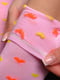 Демісезонні рожеві шкарпетки з принтом | 6761051 | фото 3