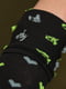 Демісезонні чорні шкарпетки з принтом | 6761052 | фото 3