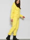 Жовтий костюм на флісі: худі та джогери | 6761063 | фото 2