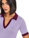 Пуловер бузкового кольору з бавовняної італійської пряжі | 6761074 | фото 2