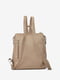 Рюкзак кожаный цвета светлый тауп | 6761103 | фото 4