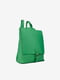 Рюкзак кожаный зеленый | 6761109 | фото 3