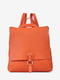 Рюкзак шкіряний помаранчевий | 6761110 | фото 2