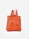 Рюкзак шкіряний помаранчевий | 6761110 | фото 4