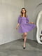 Сукня А-силуету з відкритими плечами лавандового кольору | 6763861 | фото 2