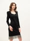 Чорна вечірня сукня з бахромою | 6747910 | фото 2