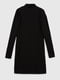 Чорна однотонна сукня з комірцем | 6748146 | фото 5