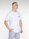 Біла бавовняна футболка з принтом | 6748149 | фото 3