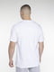 Біла бавовняна футболка з принтом | 6748149 | фото 4