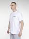 Біла бавовняна футболка з принтом | 6748149 | фото 2