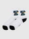 Шкарпетки білі з принтом | 6748201 | фото 3