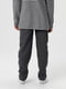 Сіра трикотажна піжама: лонгслів і штани | 6748257 | фото 6