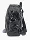 Чорний текстильний рюкзак  | 6748299 | фото 3