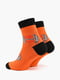 Шкарпетки помаранчеві з принтом | 6748315 | фото 2