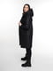 Куртка-пальто чорна з поясом | 6748421 | фото 2