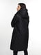 Куртка-пальто чорна з поясом | 6748421 | фото 6