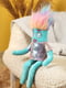 М'яка іграшка блакитна веселкове волосся сосиска (40 см) | 6748571 | фото 2
