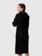 Чорна сукня-худі довжини міді | 6748704 | фото 5