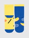 Шкарпетки жовто-сині з принтом | 6748719 | фото 5