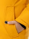 Куртка з капюшоном жовта | 6748741 | фото 5
