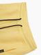 Жовті трикотажні шорти з кишенями | 6748774 | фото 7