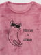 Рожева велюрова піжама: світшот і штани | 6748966 | фото 3