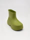 Зелені гумові черевики | 6749029 | фото 3