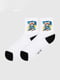 Шкарпетки білі з принтом | 6749196 | фото 3