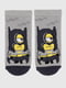 Шкарпетки сірі з принтом | 6749199 | фото 4