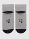 Шкарпетки сірі з принтом | 6749199 | фото 7