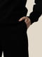 Чорні штани палаццо з розрізами | 6749207 | фото 2