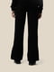 Чорні штани палаццо з розрізами | 6749207 | фото 3