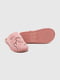 Рожеві плюшеві капці з малюнком | 6749359 | фото 7