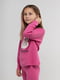 Рожева трикотажна піжама: лонгслів і штани | 6749474 | фото 4