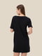 Сукня-футболка чорна з принтом "Weekend vibes" | 6749698 | фото 6
