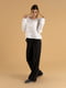 Сірі прямі штани з кишенями | 6749751 | фото 3