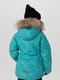 Куртка зимова для дівчинки  м'ятна | 6749791 | фото 2