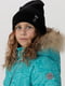 Куртка зимова для дівчинки  м'ятна | 6749791 | фото 3