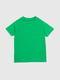 Зелена футболка з принтом | 6749872 | фото 5