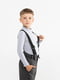 Штани на шлейках для хлопчика сірі | 6750105 | фото 5