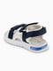 Синьо-білі сандалі з принтом | 6750263 | фото 4
