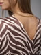 Блуза анімалістичного забарвлення “на запах” | 6750277 | фото 5