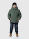 Куртка зимова для хлопчика зелена | 6750300 | фото 4