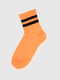 Шкарпетки оранжеві зі смужками | 6750401 | фото 2