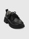 Чорні закриті туфлі на шнурівці | 6750533 | фото 3