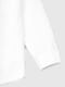 Біла однотонна сорочка лаконічного крою | 6750547 | фото 7