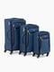 Синя велика валіза з ручкою | 6750557 | фото 2