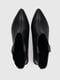 Шкіряні чорні черевики з тисненням “під рептилію” | 6750583 | фото 7