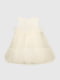 Сукня бальна молочного кольору з візерунком | 6750755 | фото 4